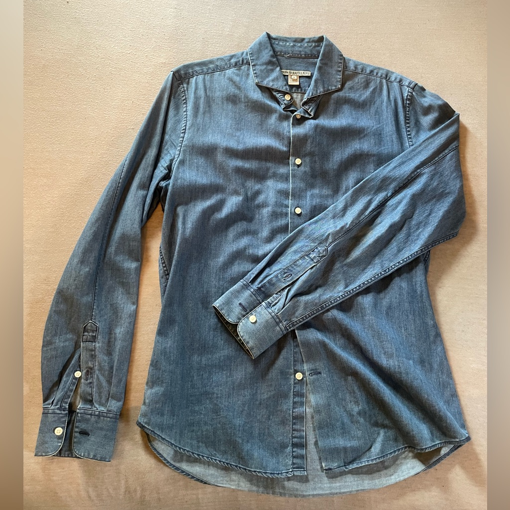 Drykorn For Beautiful People Slim Fit Denim Shirt